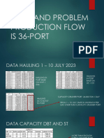 Data and Problem Production Flow Is 36-Port