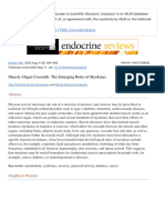 Muscle-Organ Crosstalk - The Emerging Roles of Myokines - PMC