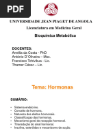 Hormonas - MED GERAL-2023 - 2024 - AULA 20