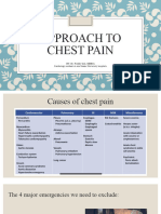 Approach To Chest Pain