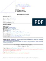 RELATÓRIO DE SEGUIMENTO DE SESSÃO - Modelo Exemplo de Caso 1º Bimestre