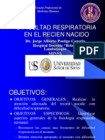 Dificultad Respiratoria en El Recien Nacido