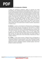 Computational Thermodynamics of Materials