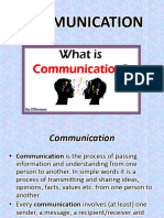 COMMUNICATION