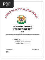 Class 12 Practical File