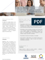 Brochure SGS Programa Int Gestión Directiva de La Calidad Educativa para La Sostenibilidad CONACED