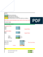 Estimate of Materials Calculator Unprotected