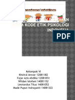 Muqodimmah Dan Pedoman Umum Kode Etik Psikologi Indonesia