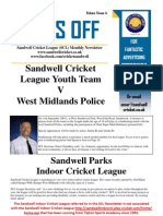 Bails Off: Sandwell Cricket League Youth Team V West Midlands Police