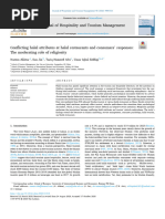 Conflicting Halal Attributes at Halal Restaurants and Consumersâ&#x80 &#x99 Responses - The Moderating Role of Religiosity