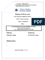 Le Développement de La Grande Distribution en Algérie Etat de Lieux Et Perspectives