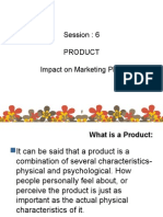 Impact of Product Decisions On Marketing Mix