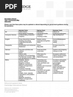 Year 7 Curriculum Map