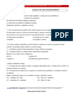 Lista - Fisiologia Do Sistema Regulador