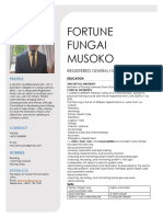 RN Fortune Musoko CV