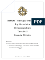 Electromagnetismo - Tarea No. 5