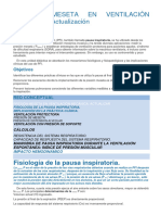 PRESIÓN MESETA EN VENTILACIÓN MECÁNICA. Actualización