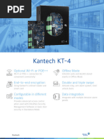 Kantech KT-4: Optional Wi-Fi or POE++ Offline Mode