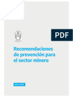 Covid19 Recomendaciones Secretaria de Mineria