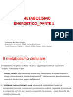 Il Metabolismo Energetico - Cap.b2 - Parte 1