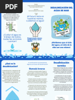 Folleto Sobre La Desalinización Del Agua de Mar