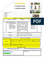 5º Grado Dia 1 Com. Leemos para Conocer Una Costumbre de Nuestro País