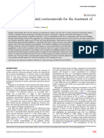 Rational Use of Inhaled Corticosteroids For The Treatment of COPD