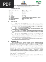 Plan de Refuerzo Escolar Comunicación