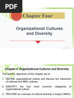 Chapter 4. Organizational Cultures and Diversity