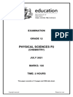 2021 FS PhySci GR 12 Jul Exam P2 Eng