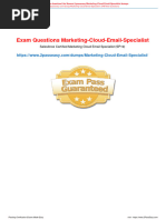 Marketing Cloud Email Specialist 9