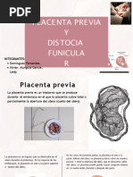 Placenta Previa y Distocia Funicular