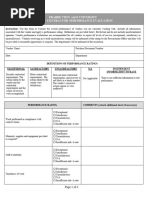 Vendor Contractor Performance Evaluation