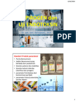 UJI PIROGEN Dan Endotoksin - Mahasiswa