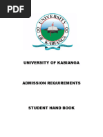 Students' Handbook