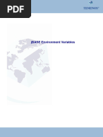 jBASE Environment Variables