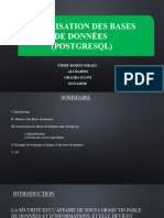 Sécurisation Des Bases de Données (POWERPOINT)