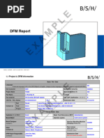 DFM Report Sample For Injection Molding