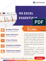 04 MS Excel Essentials