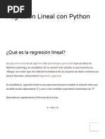 02 - Regresión Lineal Python