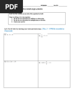 Solving Two Steps Equations