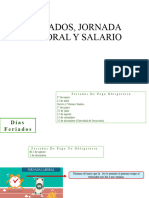 Feriados, Jornada Laboral y Salario