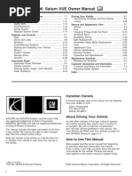 2006 Saturn VUE Owner's Manual