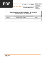 Prs-001 Proc. Reclutamiento, Selección y Contratación v09