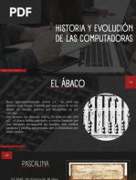 Historia y Evolución de Las Computadoras