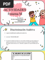 Actividades Fonema M