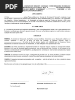 Convenio Modificatorio Cambio de Domicilio Del Restaurante