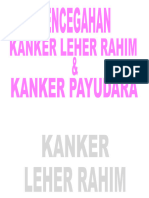 Pencegahan Kanker Leher Rahim Kanker Payudara