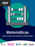 Guía de Estudio - Matemáticas