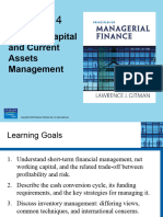 Working Capital and Current Assest Management